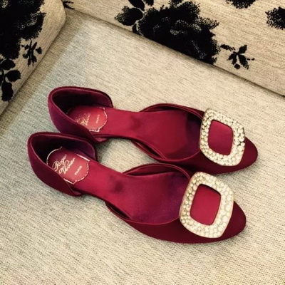 RV Shallow mouth flat shoes Women--050